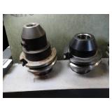 Lot of 5 *** CAT40 - Coolant Through - Keyless Drill Chucks for CNC