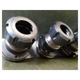 Lot of 5 *** CAT40 - Coolant Through - Keyless Drill Chucks for CNC