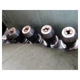 Lot of 5 *** CAT40 - Coolant Through - Keyless Drill Chucks for CNC Machines