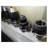Lot of 5 *** CAT40 - Coolant Through - Keyless Drill Chucks for CNC Machines