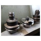 Variety / Lot of 5 *** CAT40 - Coolant Through - Keyless Drill Chucks for CNC Machines