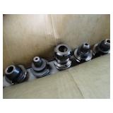 Variety / Lot of 5 *** CAT40 - Coolant Through - Keyless Drill Chucks for CNC Machines