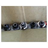 Variety / Lot of 5 *** CAT40 - Coolant Through - Keyless Drill Chucks for CNC Machines -