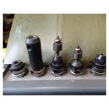 Variety / Lot of 5 *** CAT40 - Coolant Through - Keyless Drill Chucks for CNC Machines -