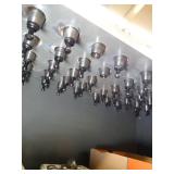 Cnc Tool Trolley Cart Holders Cat40 Ct40 Heavy Duty with Tool Holder