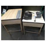 Collet Vice and 2 Desks Lot
