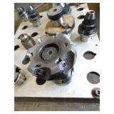 CNC Cat 40 Tool Holders Lot of 9 and Large Milling Tool w/ Holder and Desk