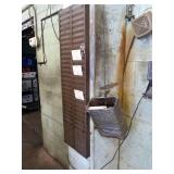 Amano TCX-21 Electronic Time Clock and 2 Metal Card Holders