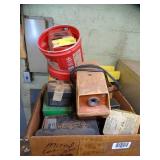 Mixed Lot of Fasteners and Electric Pencil Sharpener