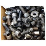 Small Box of 1" -  1 1/2" Bolts Lot