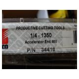 Variety of 1/4" and Smaller Accelerator End Mill