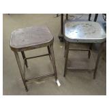 2 Metal - Shop Stools