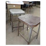 2 Metal - Shop Stools