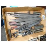 Variety of Files and Bolts Lot