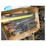 Variety of Files and Bolts Lot