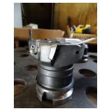 Lot of BT40 Tool Holders and Storage Table and Well Cutter Tools