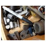 Flat/ Lot of Misc Tools and Parts