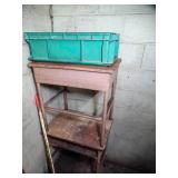 Long Handled Tools and 2 Desks