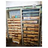 2 * 7Ft tall 34" Wide Metal Shelves with wood Drawers