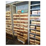 2 * 7Ft tall 34" Wide Metal Shelves with wood Drawers