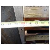 2 * 7Ft tall 34" Wide Metal Shelves with wood Drawers