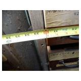 2 * 7Ft tall 34" Wide Metal Shelves with wood Drawers