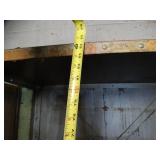 2 * 7Ft tall 34" Wide Metal Shelves with wood Drawers