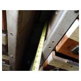 2 * 7Ft tall 34" Wide Metal Shelves with wood Drawers