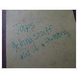 Lot of Various sized Taps