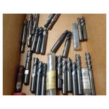 Lot of Mixed  * 3/8 End mills * Some Carbide