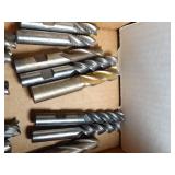Lot of 1/2" End Mills - Some Could be Carbide