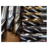 Mixed Lot of 3/4" End Mills - Some Carbide?