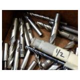 1/2" and more - End Mills lot
