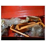 Lot of Red Tool Boxes w/ Misc Contents