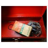 Lot of Red Tool Boxes w/ Misc Contents