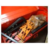 Lot of Red Tool Boxes w/ Misc Contents