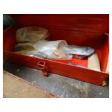 Lot of Red Tool Boxes w/ Misc Contents