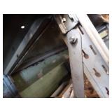 (3) 7Ft Tall Metal Shelves with Metal Parts Bins