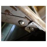 (3) 7Ft Tall Metal Shelves with Metal Parts Bins