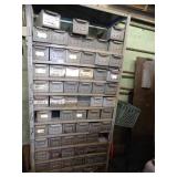 7Ft Tall Metal Rack with Metal Bins