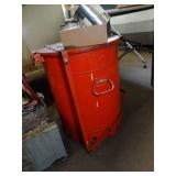 combustible materials / Rag Can and Misc Lot