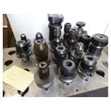 Lot of BT40 Tool Holders and Some Milling Tools