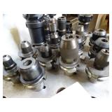 Lot of BT40 Tool Holders and Some Milling Tools