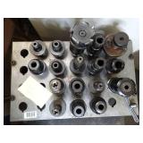Lot of BT40 Tool Holders and Some Milling Tools