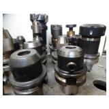 Lot of BT40 Tool Holders and Some Milling Tools