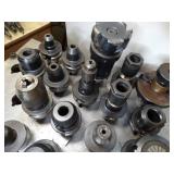 Lot of BT40 Tool Holders and Some Milling Tools