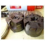 Desk and Contents Milling Tools Etc