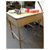 Desk and Contents Milling Tools Etc