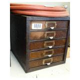 Metal Small Fastener Holder Full of Contents