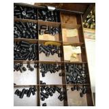 Metal Small Fastener Holder Full of Contents